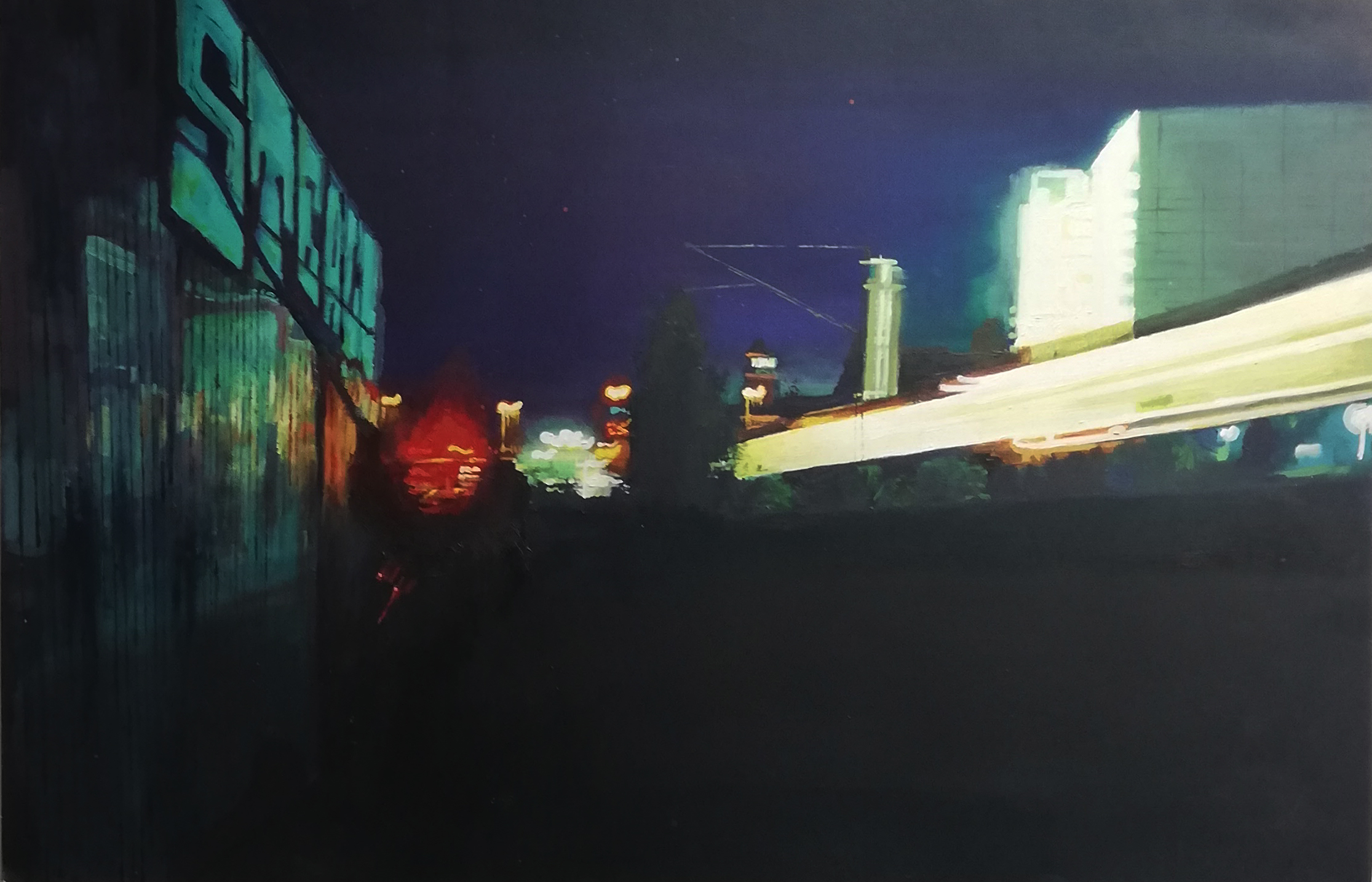 peinture nuit perche.